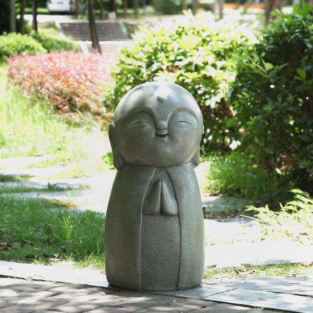 HiLine Gift Ltd. Praying Lucky Japanese Jizo Statue & Reviews Wayfair